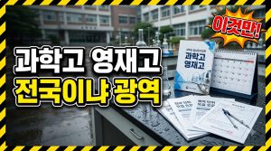 과학고 vs 영재학교, 무엇이 다른가 — 근거법·선발·교육과정 3가지 차이