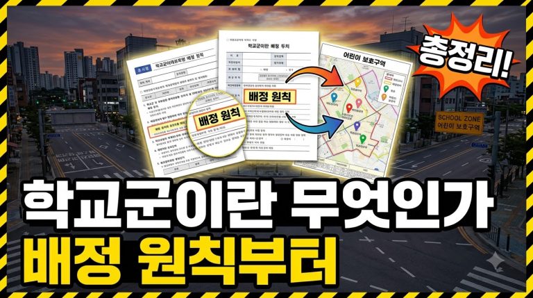 지역별 학군 이해하기 — 배정 원리와 학교 선택의 기준