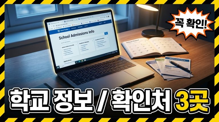 찾는 항목별로 갈리는 학교 정보 확인처 — 교육지원청까지 세 곳