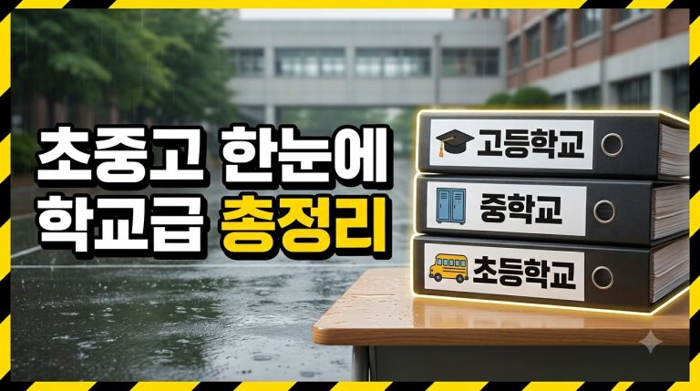 학교급별 — 초·중·고·특수학교 종합