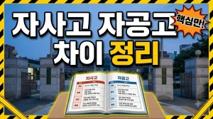 자율형 사립고 vs 자율형 공립고 — 이름은 비슷한데
