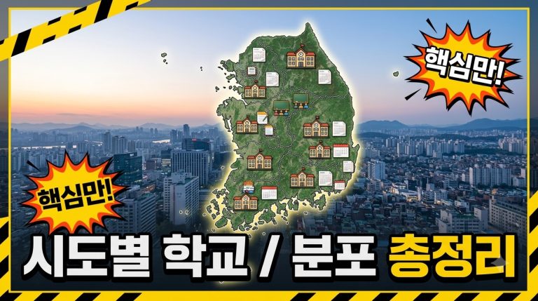 지역별 학군 — 시도·시군구 학교 분포 종합
