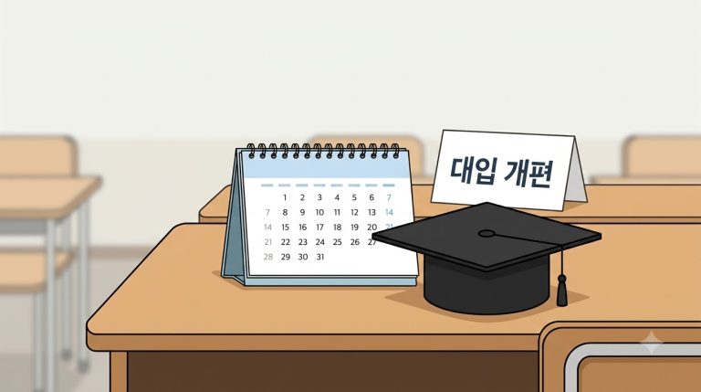 2028학년도 대입 제도 개편 정리 — 확정 사항과 적용 대상