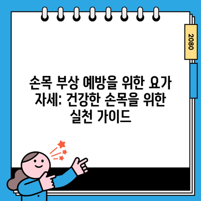 손목 부상 예방을 위한 요가 자세: 건강한 손목을 위한 실천 가이드