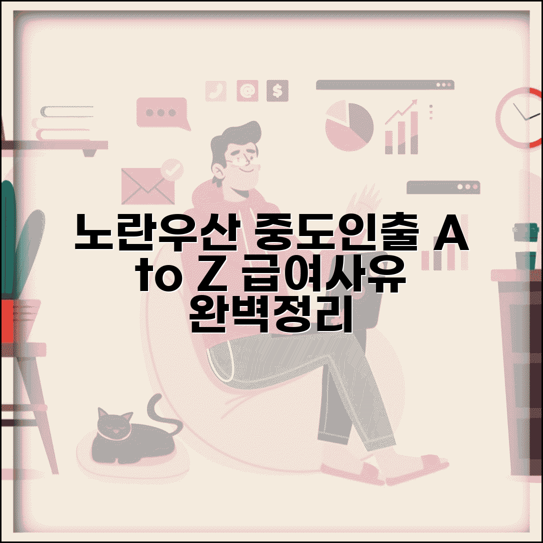 노란우산공제 중도인출 | 급여지급 인출 | 인출 가능 사유