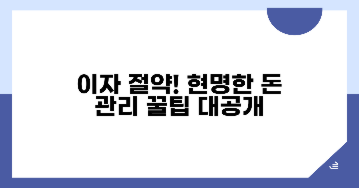이자 절약과 현명한 활용법