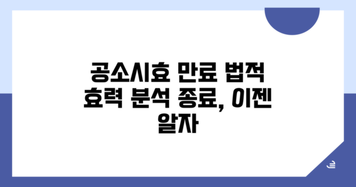 공소시효 종료, 법적 효력 완벽 해부