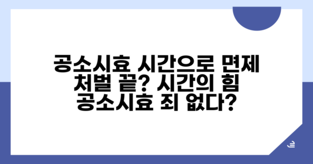 공소시효, 시간의 힘으로 처벌 면제