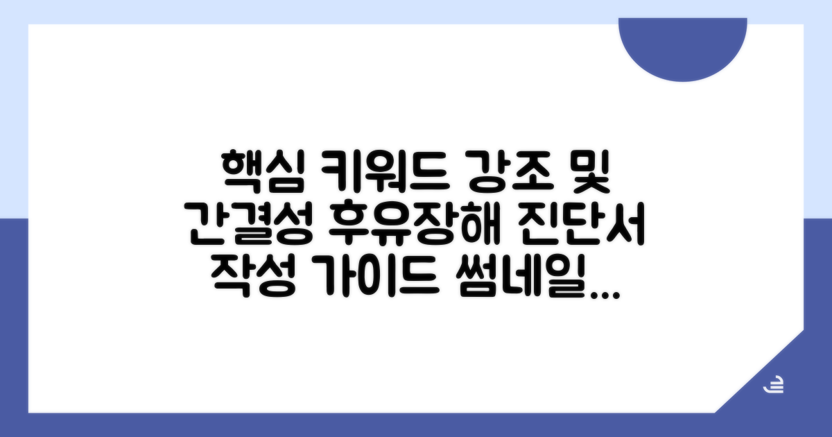 후유장해 진단서 작성 가이드