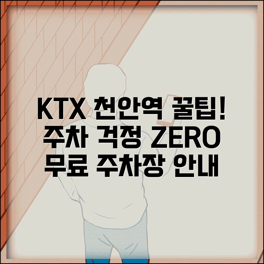 천안역 무료주차장 KTX 이용 | 천안아산역 주변 무료 주차 가능한 공영주차장