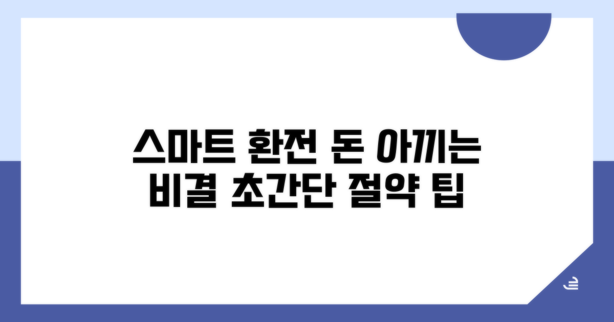 스마트 환전으로 경비 절약