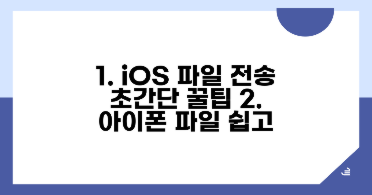 iOS 기기 간 파일 전송법
