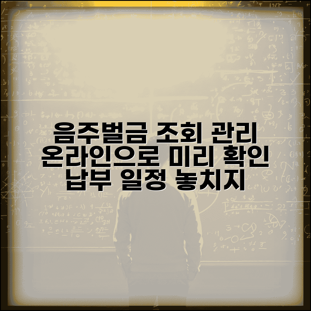 음주운전 벌금 조회하기 온라인 | 내 사건 벌금액 미리 확인하고 납부 일정 관리하는 방법