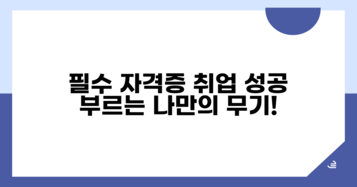 취업 성공 부르는 필수 자격증