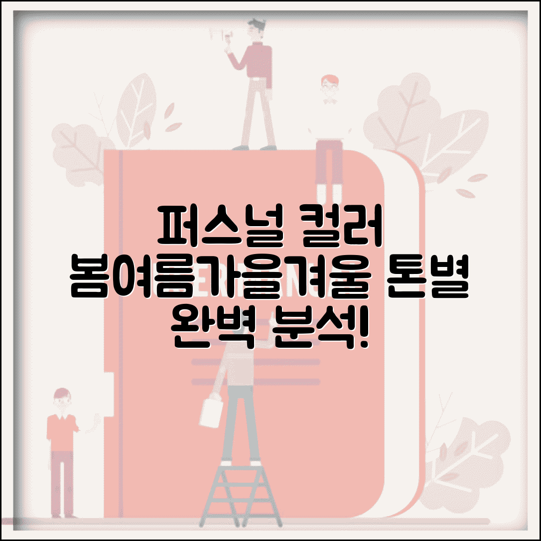 퍼스널 컬러 종류 | 봄 여름 가을 겨울 + 세부 톤 구분