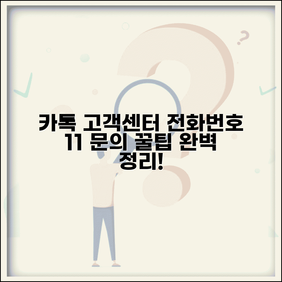 카카오톡 고객센터 | 전화번호 + 1대1 문의 방법 완벽 정리