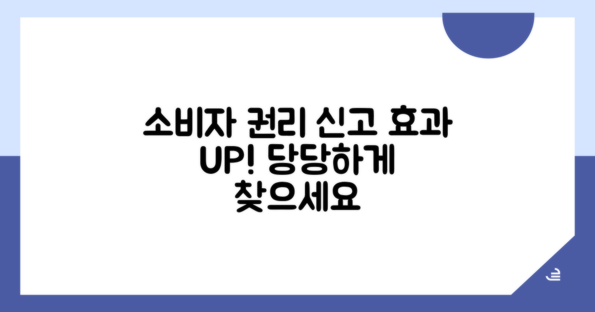 소비자 권리 찾기 신고 효과