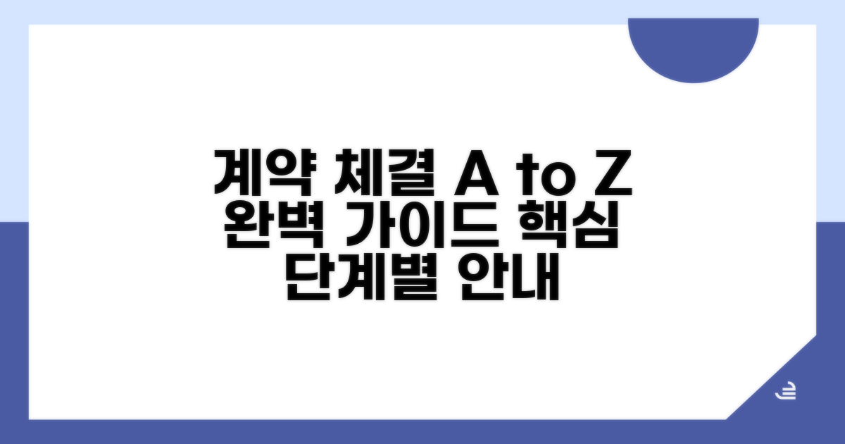 계약 체결 방법, 단계별 완벽 가이드
