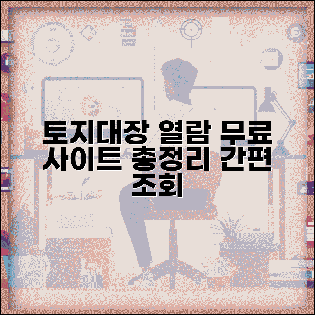토지대장 무료열람 사이트와 조회 포털 총정리
