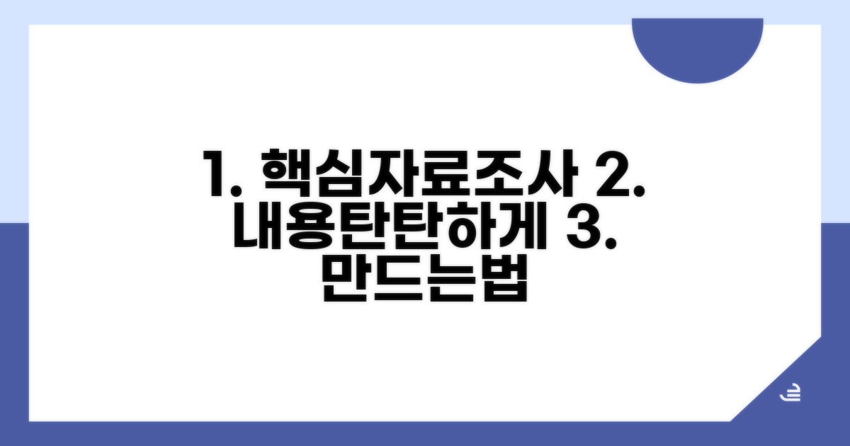 내용 탄탄하게 만드는 자료 조사