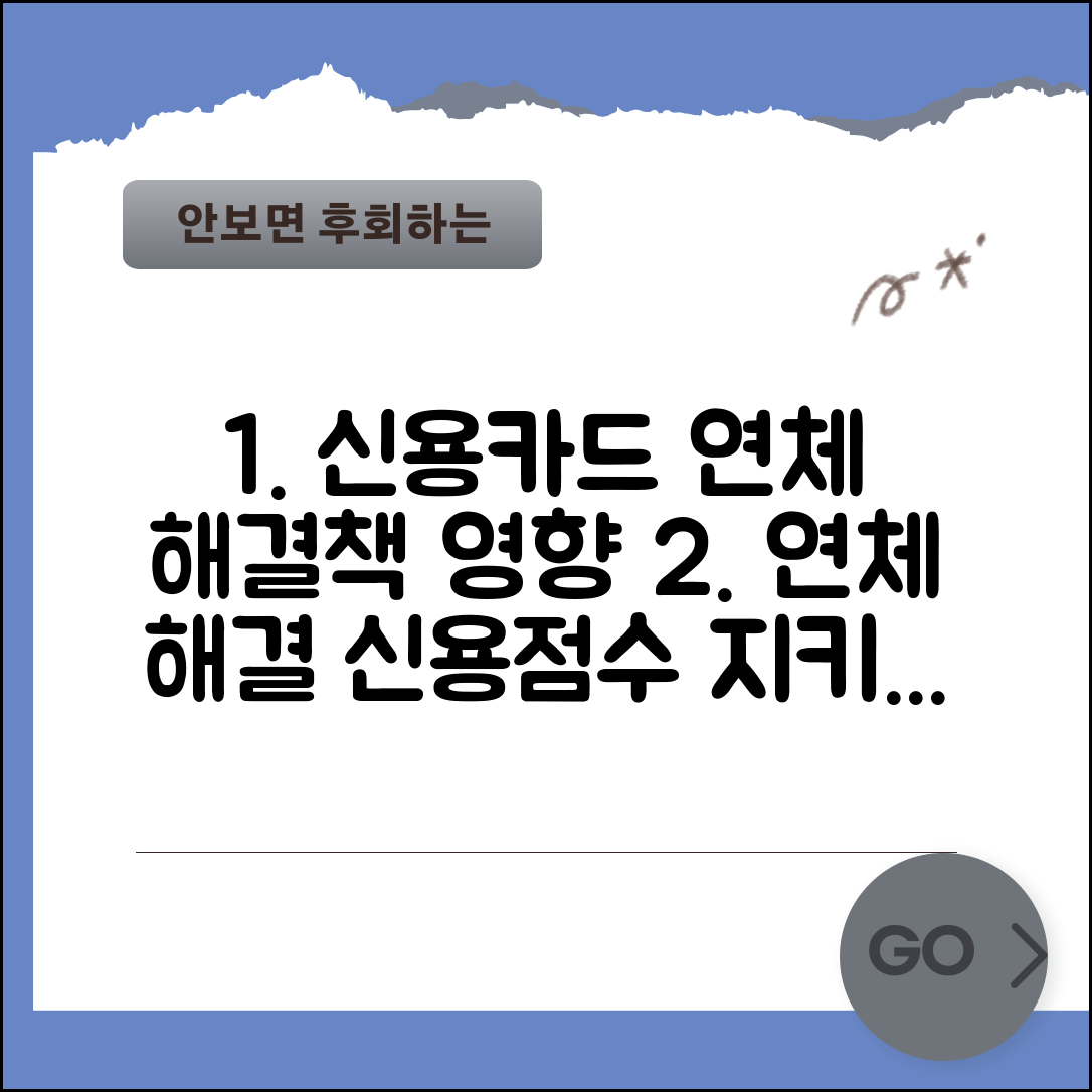 신용카드 연체기간 | 단계별 조치와 대응 방법, 신용점수 영향 및 해결책