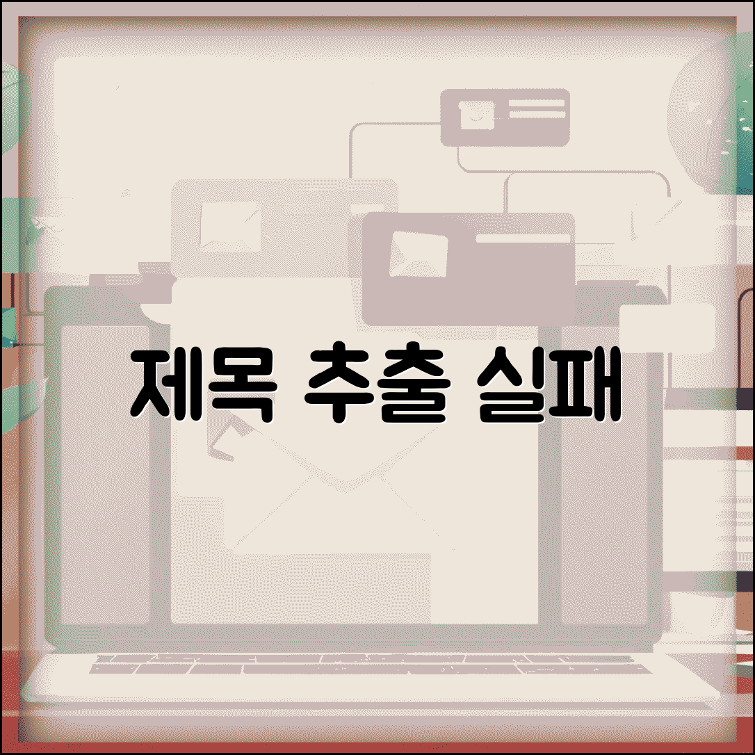 제목 추출 실패