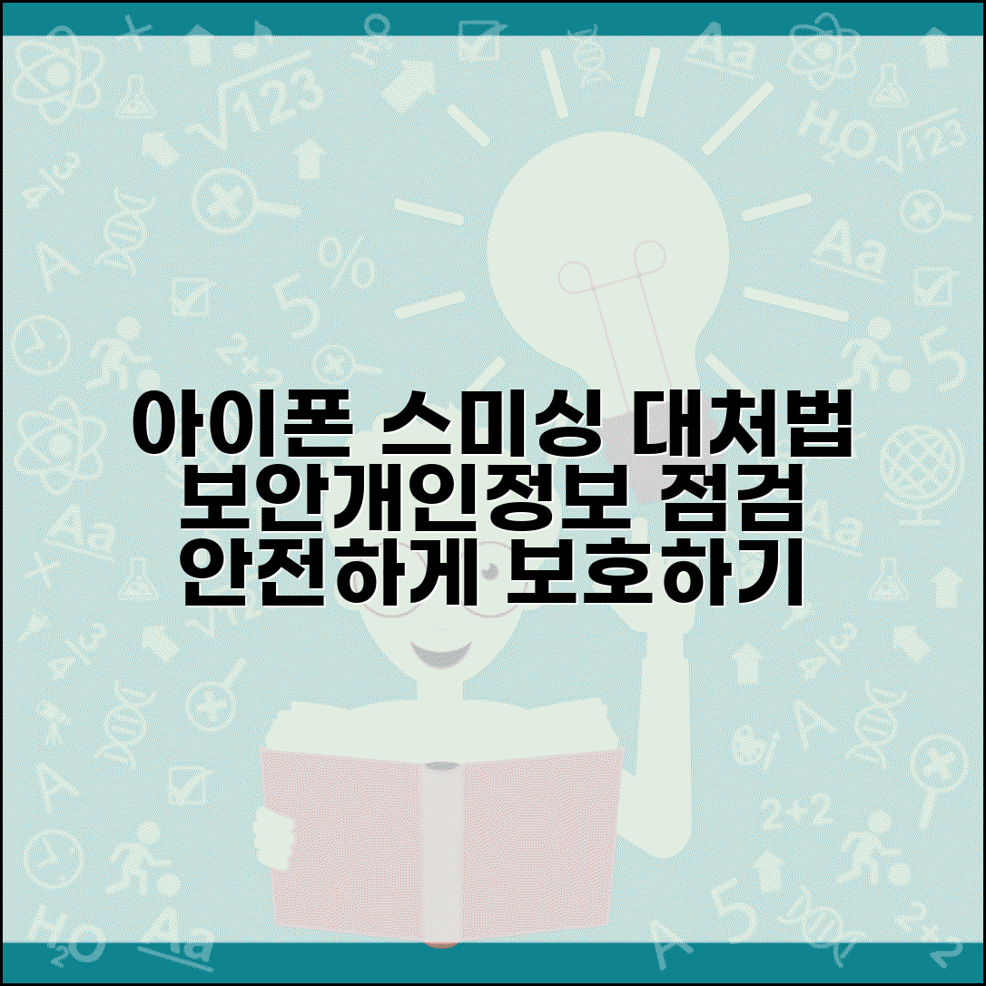 스미싱 링크 눌렀을때 아이폰 조치 | iOS 보안 점검 및 개인정보 보호 완벽 가이드