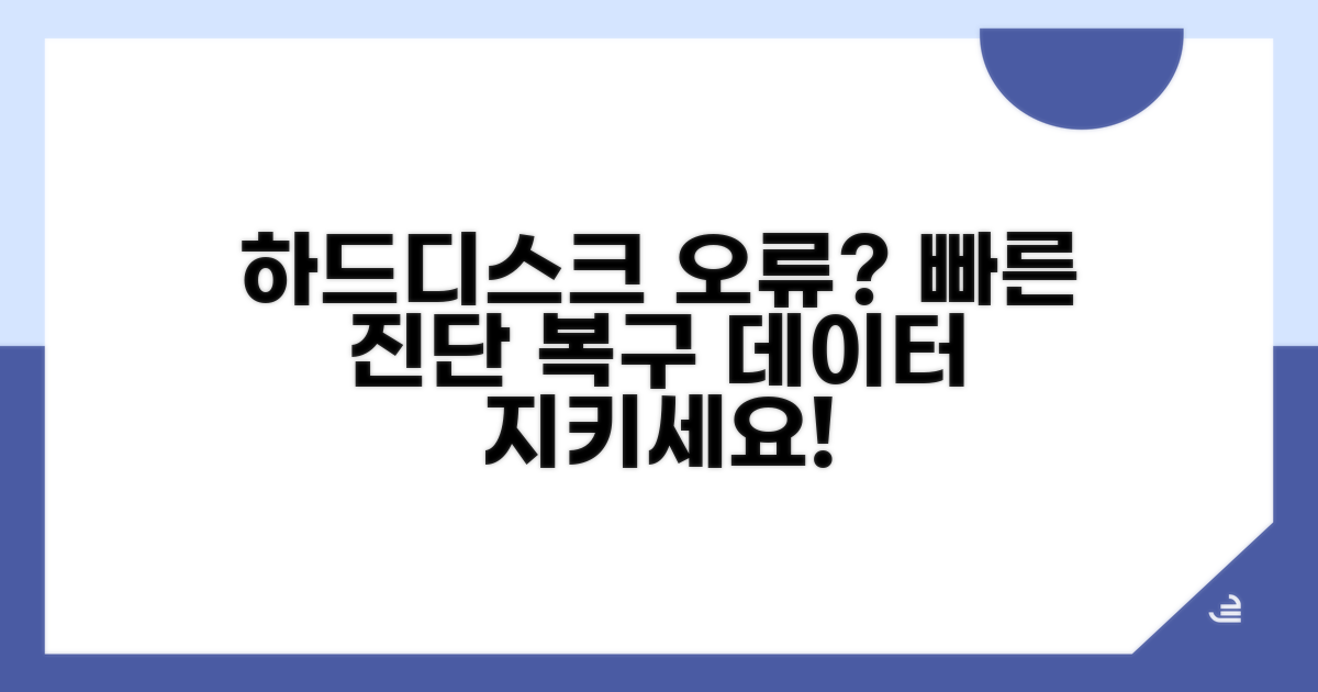 하드 디스크 점검 및 복구 절차