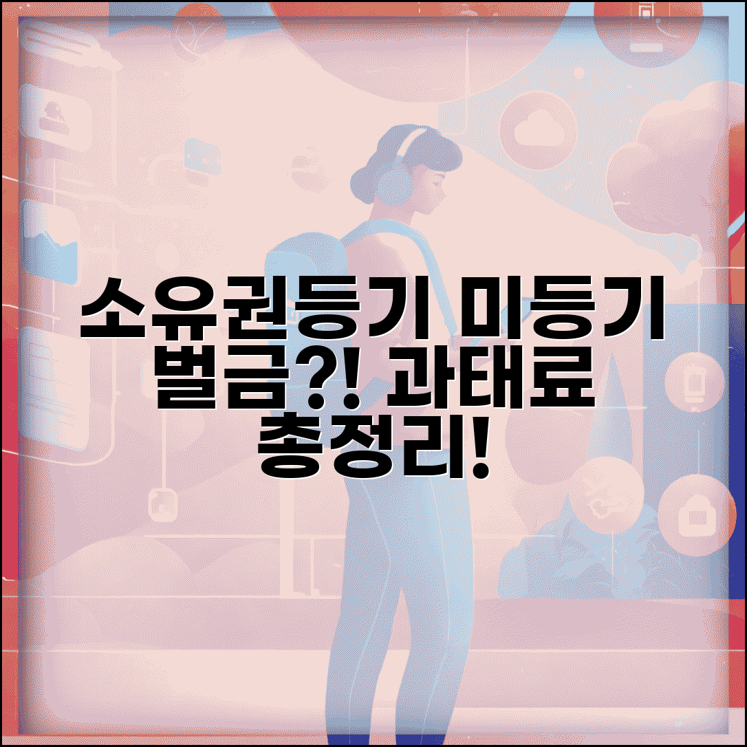 소유권보존등기 과태료 기준과 지연 시 과태료 | 미등기 벌금, 신고 방법, 주의사항 총정리