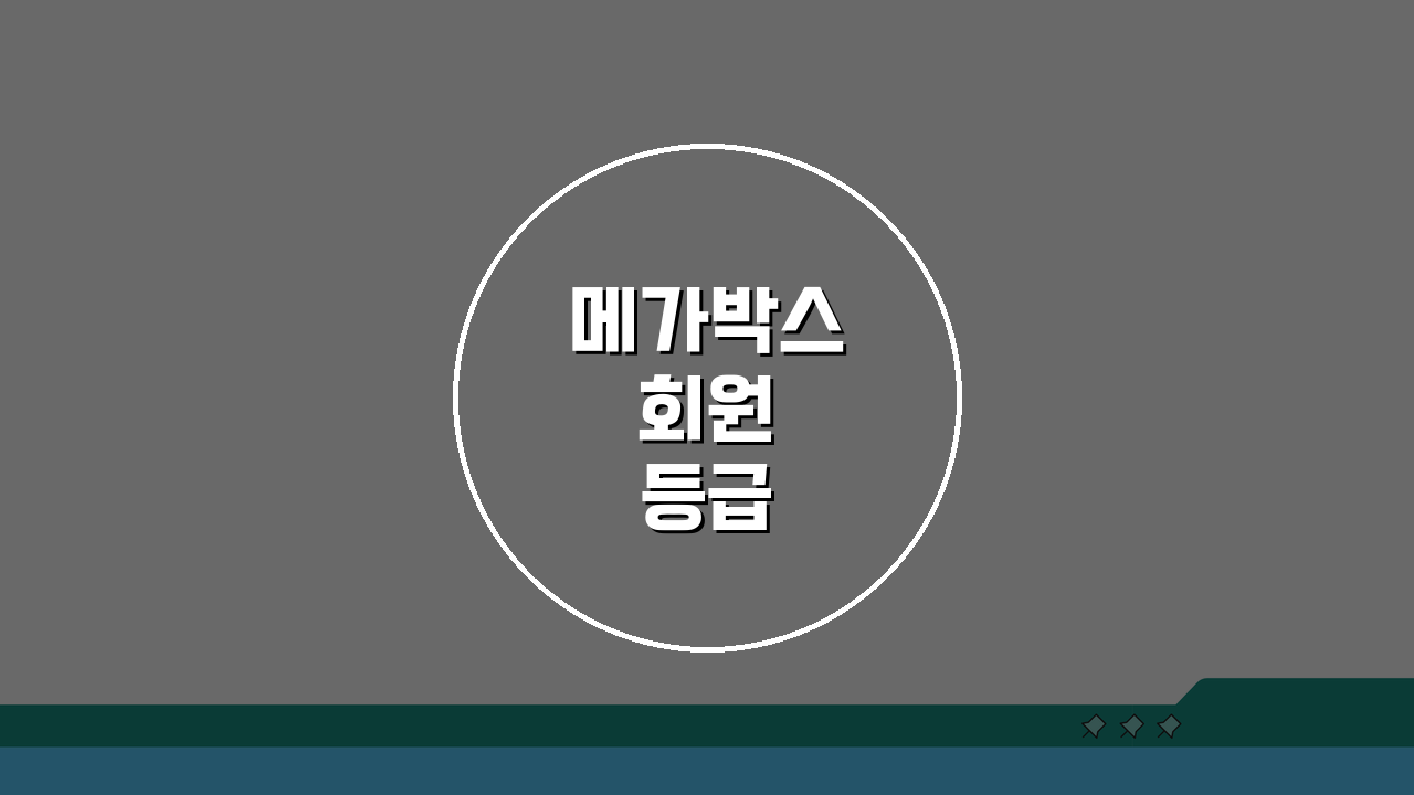 메가박스 회원 등급 할인율: VIP 20%, VVIP 30% 혜택 완벽 분석